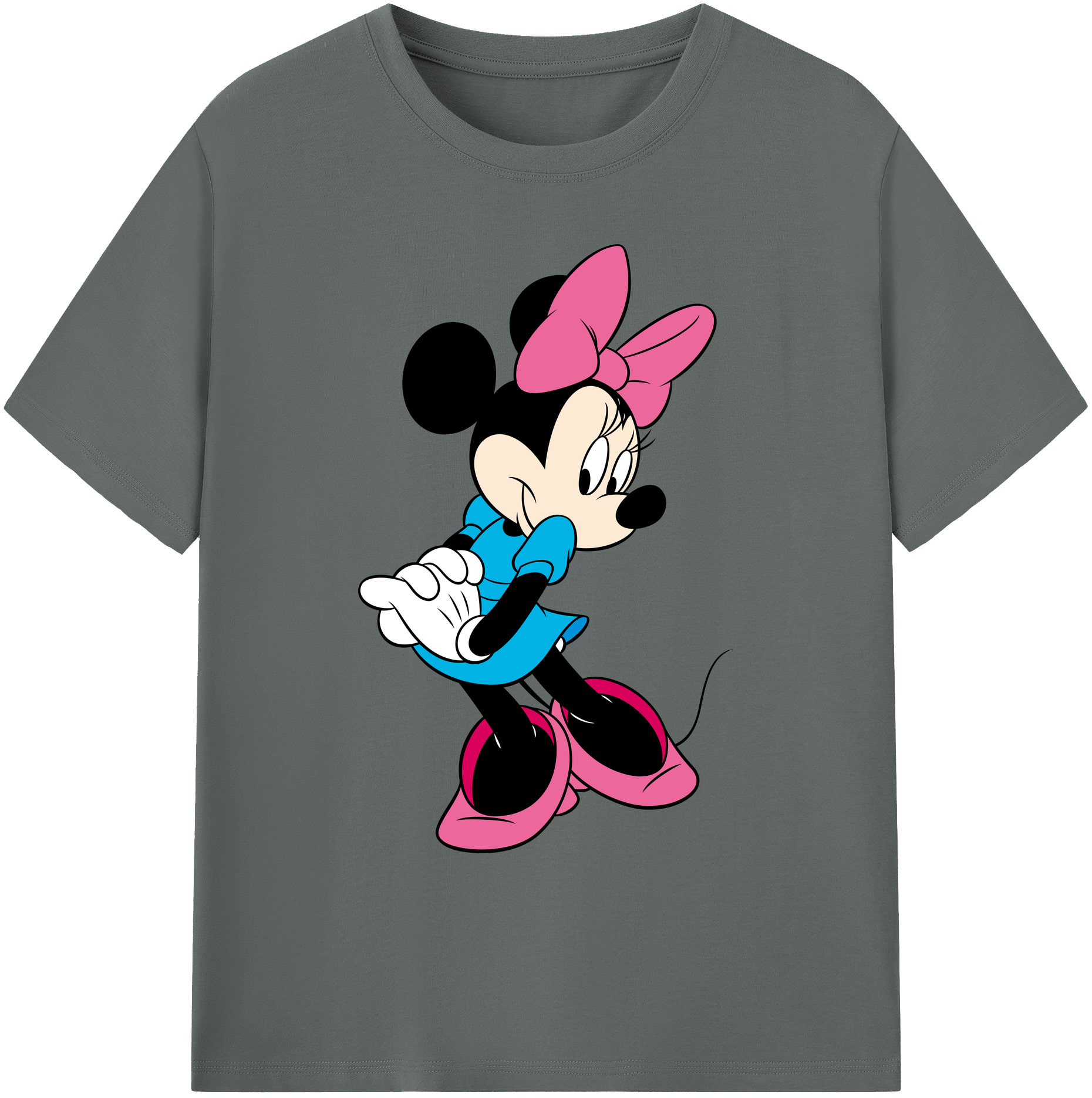 ミッキーマウス Mickey Mouse 綿100％ メンズ半袖Tシャツ｜肌触りやわらか＆通気性